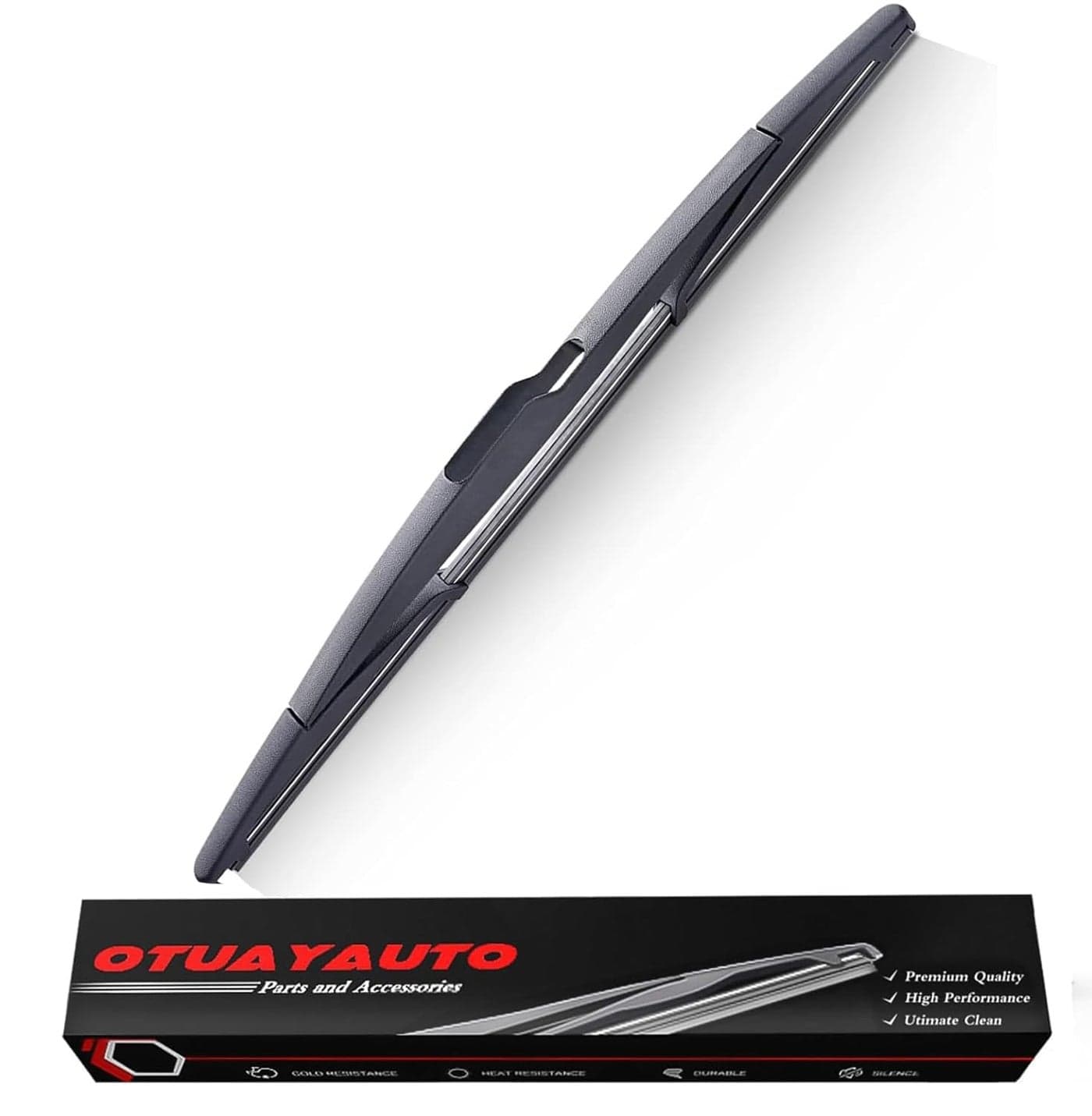 OTUAYAUTO 14" Rear Wiper Blade H353 - Replacement for Ford Edge 2007-2014, Lincoln MKX 07-15, Volvo XC60 12-17 XC90 12-14 Back Windshield Wiper(14-D)