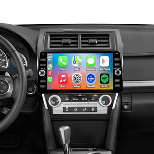4G LTE QLED Radio for Toyota Camry 2012 2013 2014 Upgrade,8-Core CPU Touch Screen Stereo,Wireless CarPlay & Android Auto,Support OEM SWC and Camera