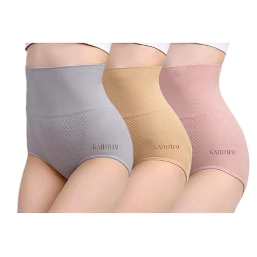 Kaththai High Waist Body Shaper Briefs for Women | Tummy Tucker Shapewear Panty for Women | Shaper Seamless Panty for | Hipster Concealed Waistband Thigh Shape