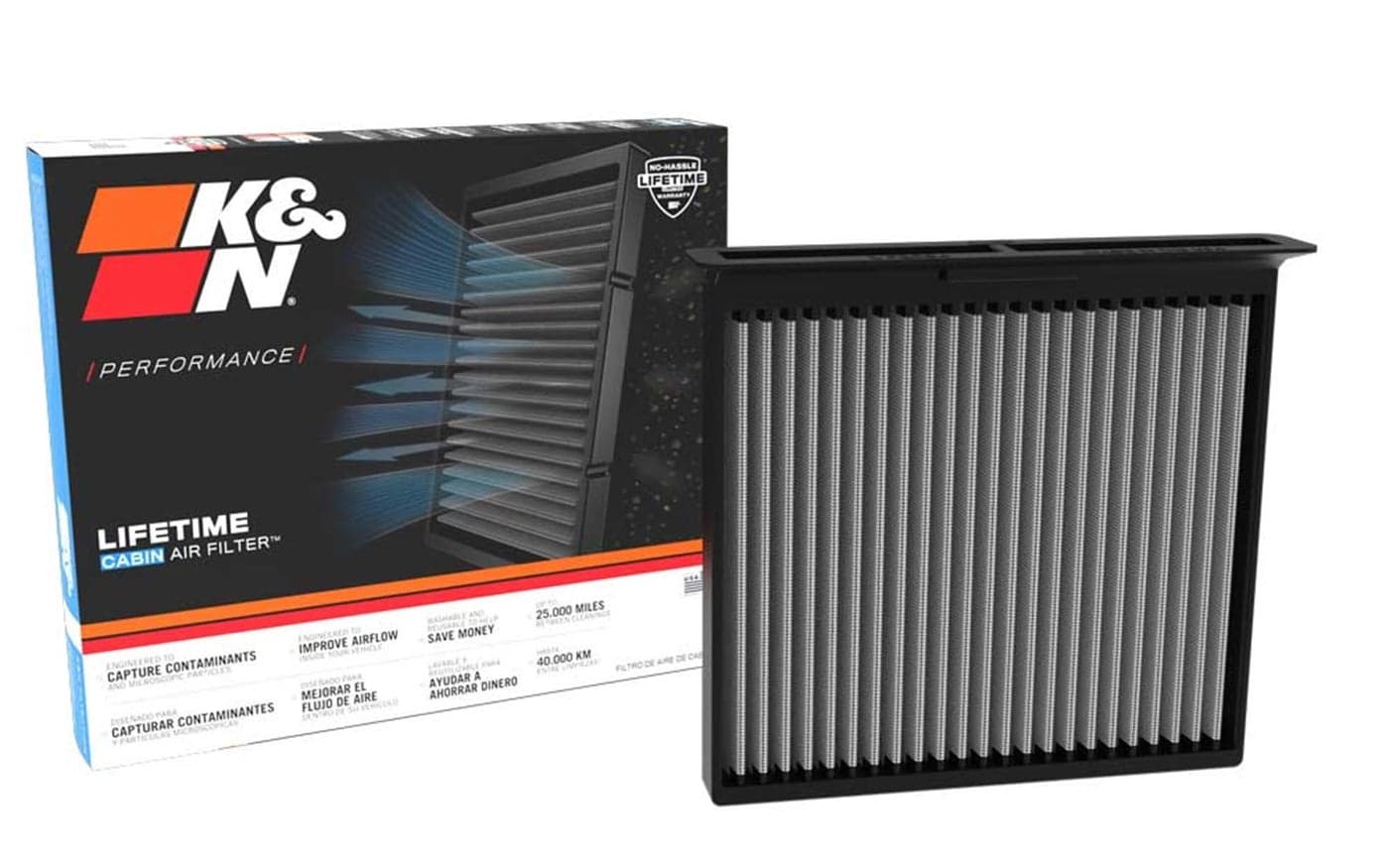 KN LIFETIME Cabin Air Filter Premium Washable Clean Air for your Cabin Compatible with 20232023 SUBARU Crosstrek 20192024 SUBARU Forester 20222024 SUBARU WRX 20192023 SUBARU XV VF2084