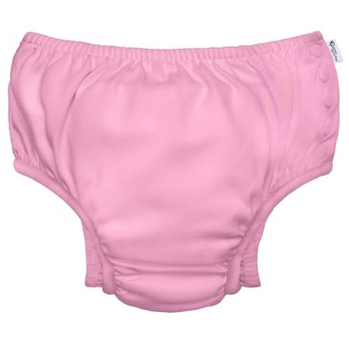 green sprouts Reusable Snap Swim Diaper Light Pink 18 Months