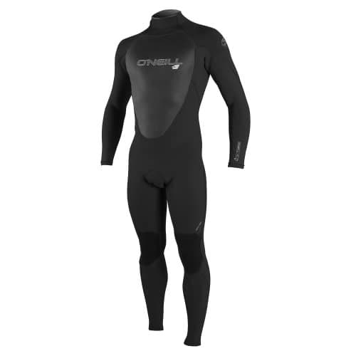O'Neill Wetsuits mens Epic 3/2mm Back Zip Full Wetsuits, Black/Black/Black, MediumTall US
