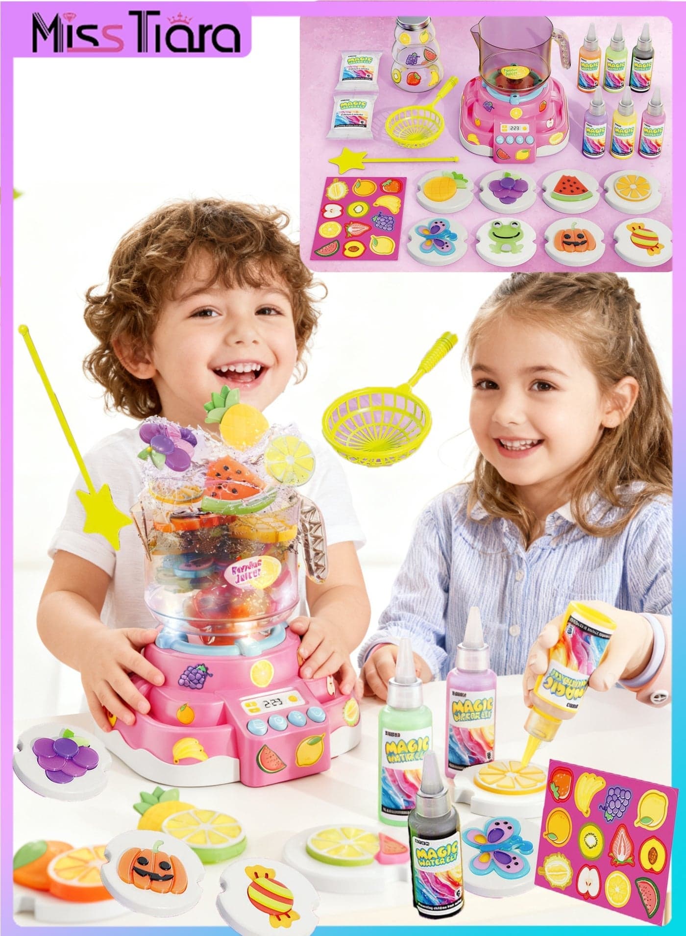 Magic Water Elf Water Baby Juicer DIY Handmade Educational Toy Water Baby Hatching Mold Painted Creative Gift Suitable for Girls and Boys