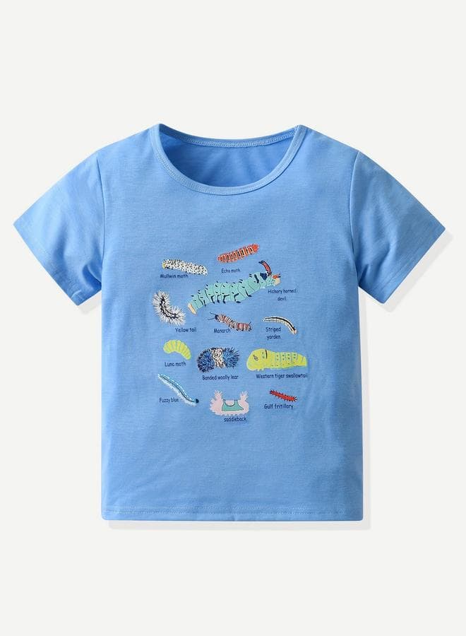 Boys Graphic Print Short Sleeve T-Shirt
