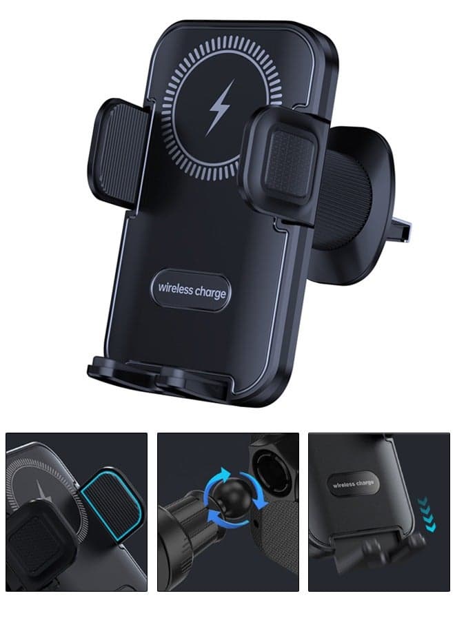 Mobile Holder for Car, Car Phone Holder for Air Vent, Magnetic Phone Holder, Safe and Fast, Simple and Practical Car Mobile Mount, Fit iPhone, Huawei, and Samsung Mount
