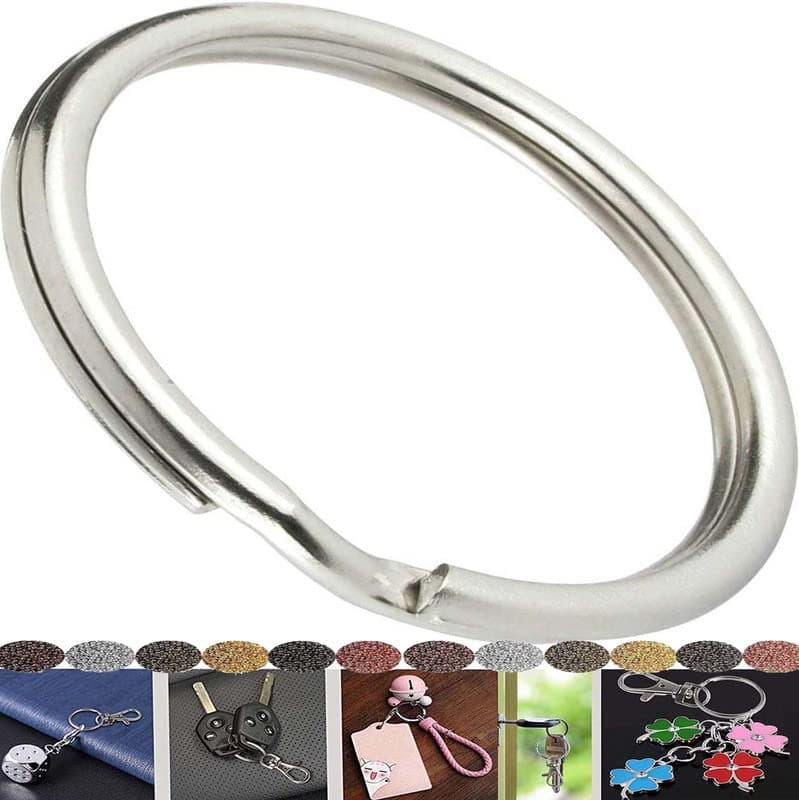 DIY Crafts Pack Of 15 Pcs, Key Rings, Pack - 1" Key Rings - Heat Treated & Lead Free Spl (Pack Of 15 Pcs, Key Rings)