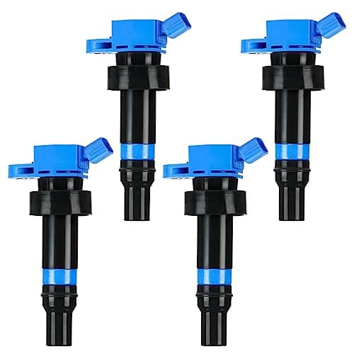 Ignition Coil Blue Pack for 2012-2020 Hyundai Accent, 2012-2017 Veloster 1.6L Naturally Aspirated, 2012-2019 Kia Rio, 2012-2019 Soul, 1.6L,COP554 5C1860 673-8304 7805-2167 UF-652 50148, 4PCS