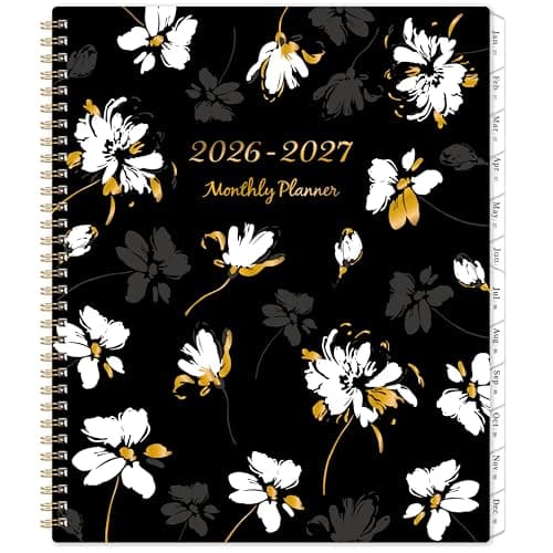 20262027 Monthly Planner Planner 20262027 from Jul 2026 Dec 2027 Monthly Calendar with Tabs Inner Pocket 85 x 11