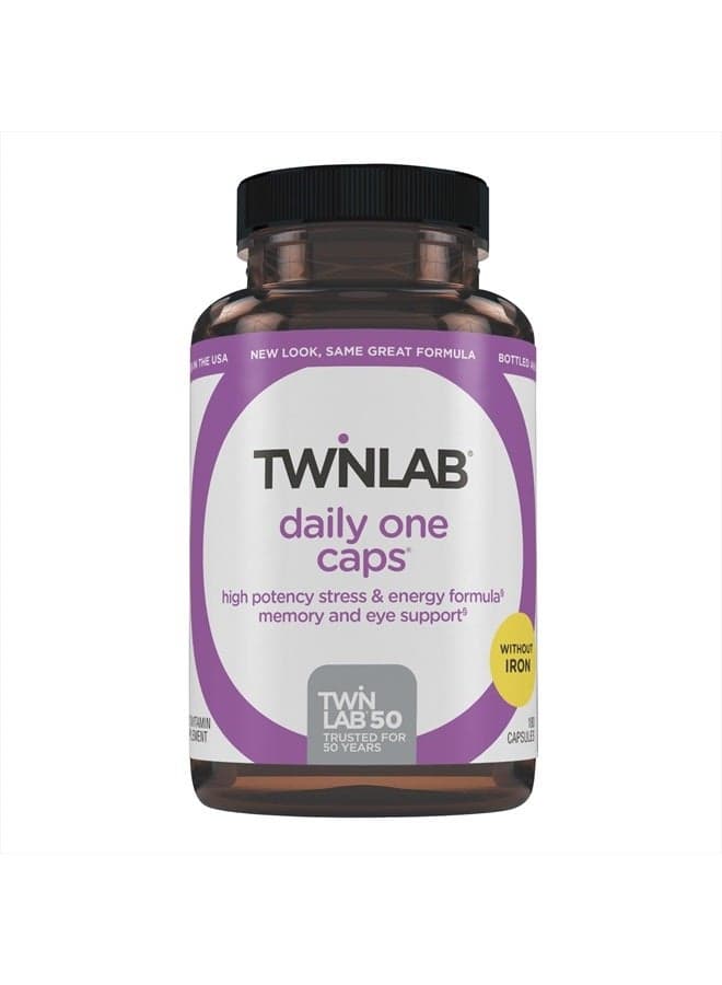 Daily One Caps Without Iron - Nutritional Supplement with Zinc, B Vitamins, Magnesium, and More - 180 Capsules