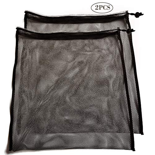 Mike Mesh Equipment Bag Drawstring Storage Ditty Shoe Tennis Ball Bags Stuff Sack for Travel & Outdoor Activity CA