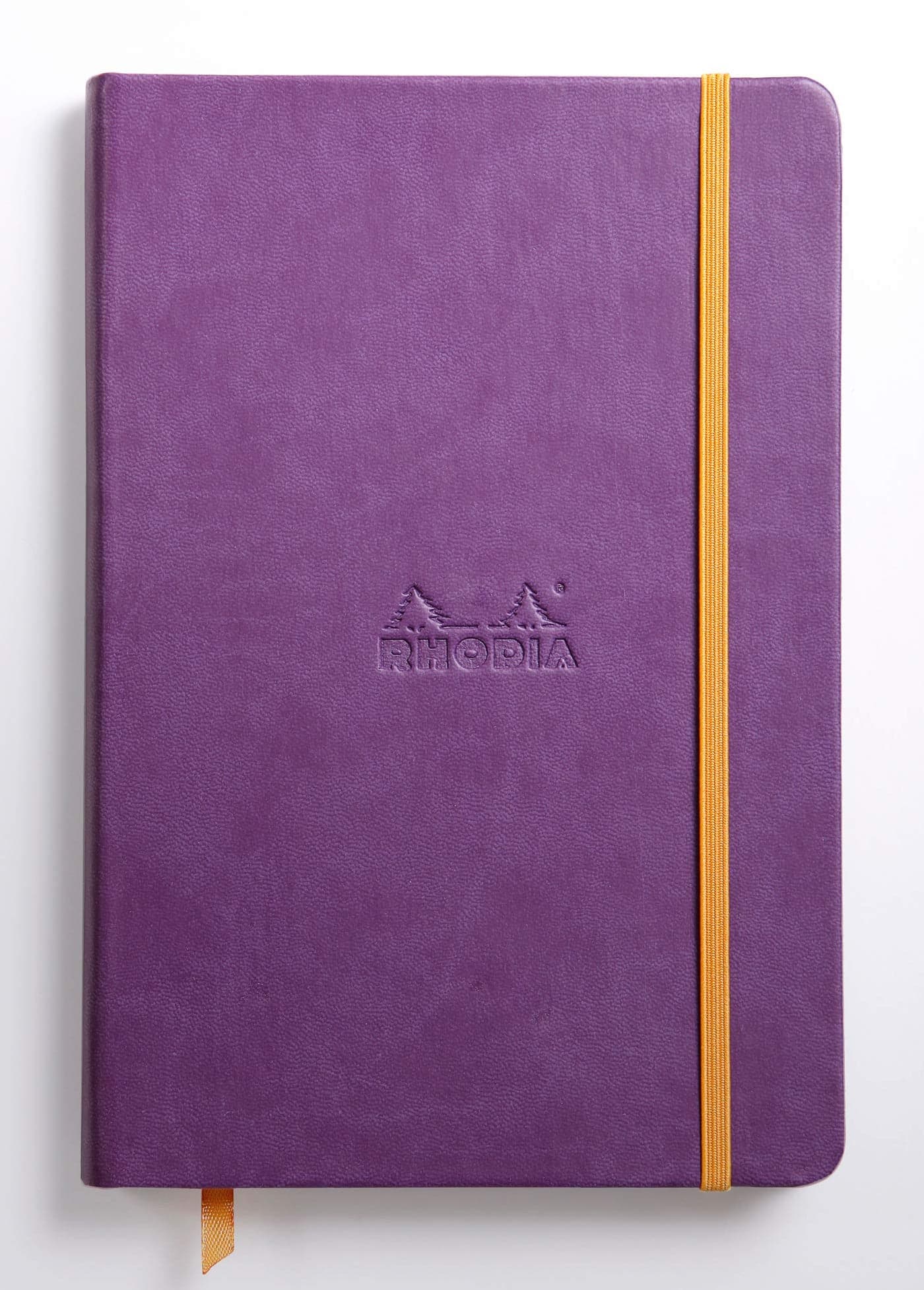 Rhodia Rhodiarama Webnotebook - Lined 96 Sheets - 5 1/2 x 8 1/4 - Purple Cover