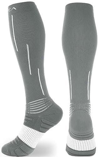 NEENCA Compression Socks, Medical Athletic Calf Socks for Injury Recovery & Pain Relief, Sports Protection—1 Pair, 20-30 mmhg