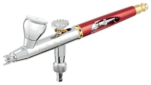 Harder & Steenbeck Airbrush – Infinity 2024 CRplus - German-Engineered Dual Action Painting Set with Gravity Feed - 0.25mm Titanium Self-Centering Nozzle Set - Mini & 2ml Paint Cups - 122231