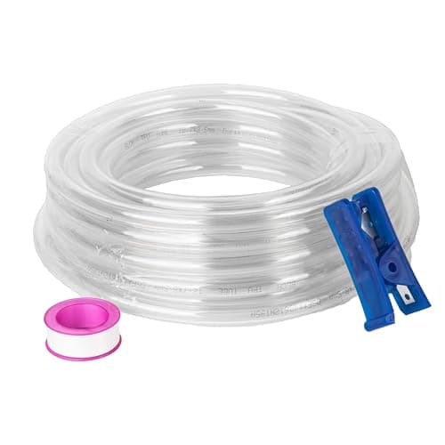 BLCH PNEUMATIC Clear PU Air hose Pipe Tube 12 Inch OD 516 ID 328ft10Meter for Air Line Tubing or Fluid Transfer Tubing