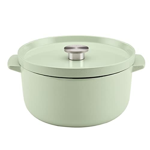 KitchenAid Enameled Cast Iron Dutch OvenCasserole 6 Quart Pistachio