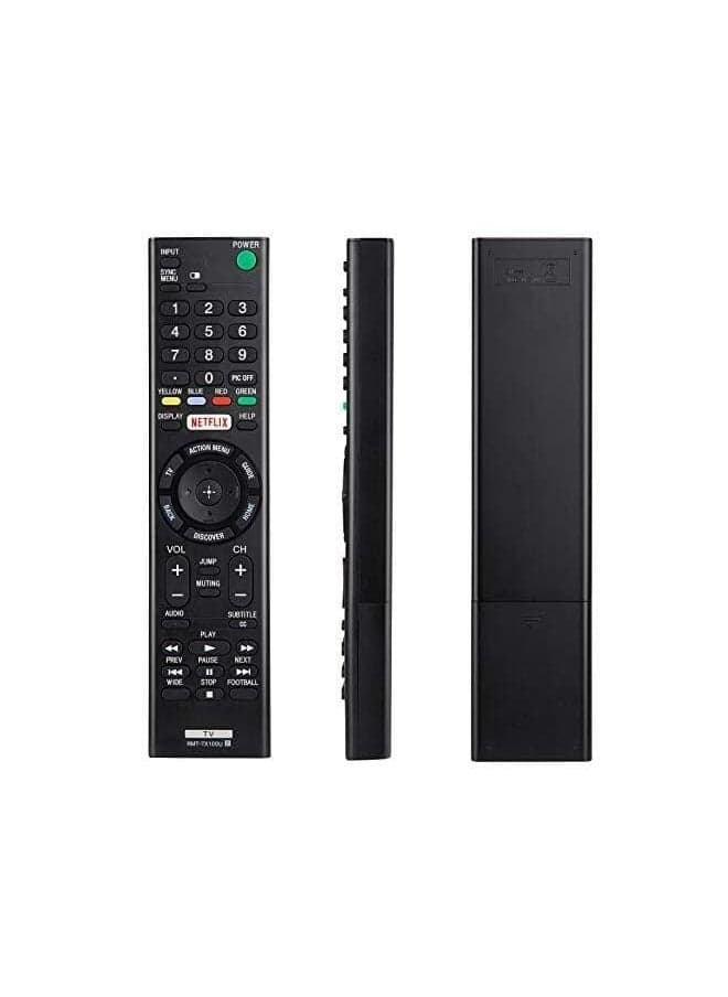 Rmt-Tx100U Universal Remote Control For Sony-Tv-Remote For All Sony Bravia Lcd Led Hd Smart Tvs With Netflix Buttons