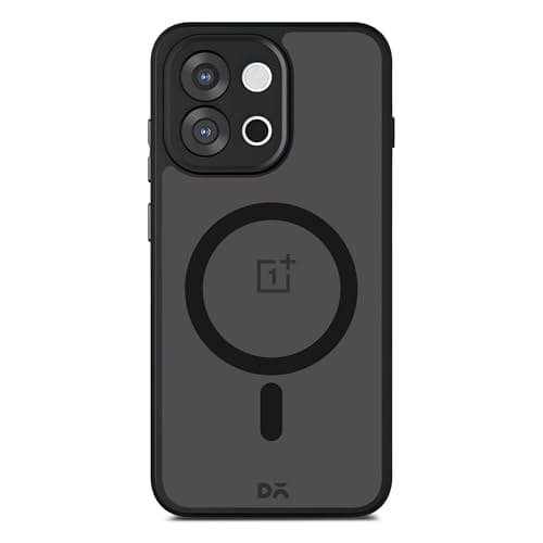 DailyObjects Nimbus Magnetic Case Cover Compatible with OnePlus 13s | Wireless Charging Slim Back Cover - Black