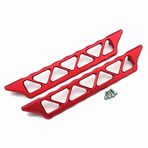 Aluminum Side Trail Bar Chassis Nerf Bars 1PR Red for Traxxas XMaxx XMAXX 7723
