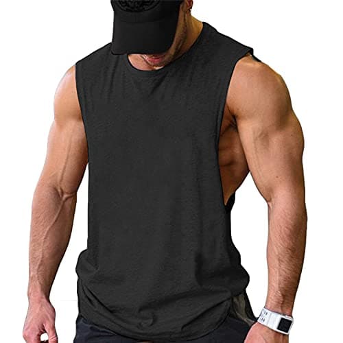 COOFANDY Men Workout Tank Top Workout Gym T Shirt Bodybuilding Sleeveless Shirt