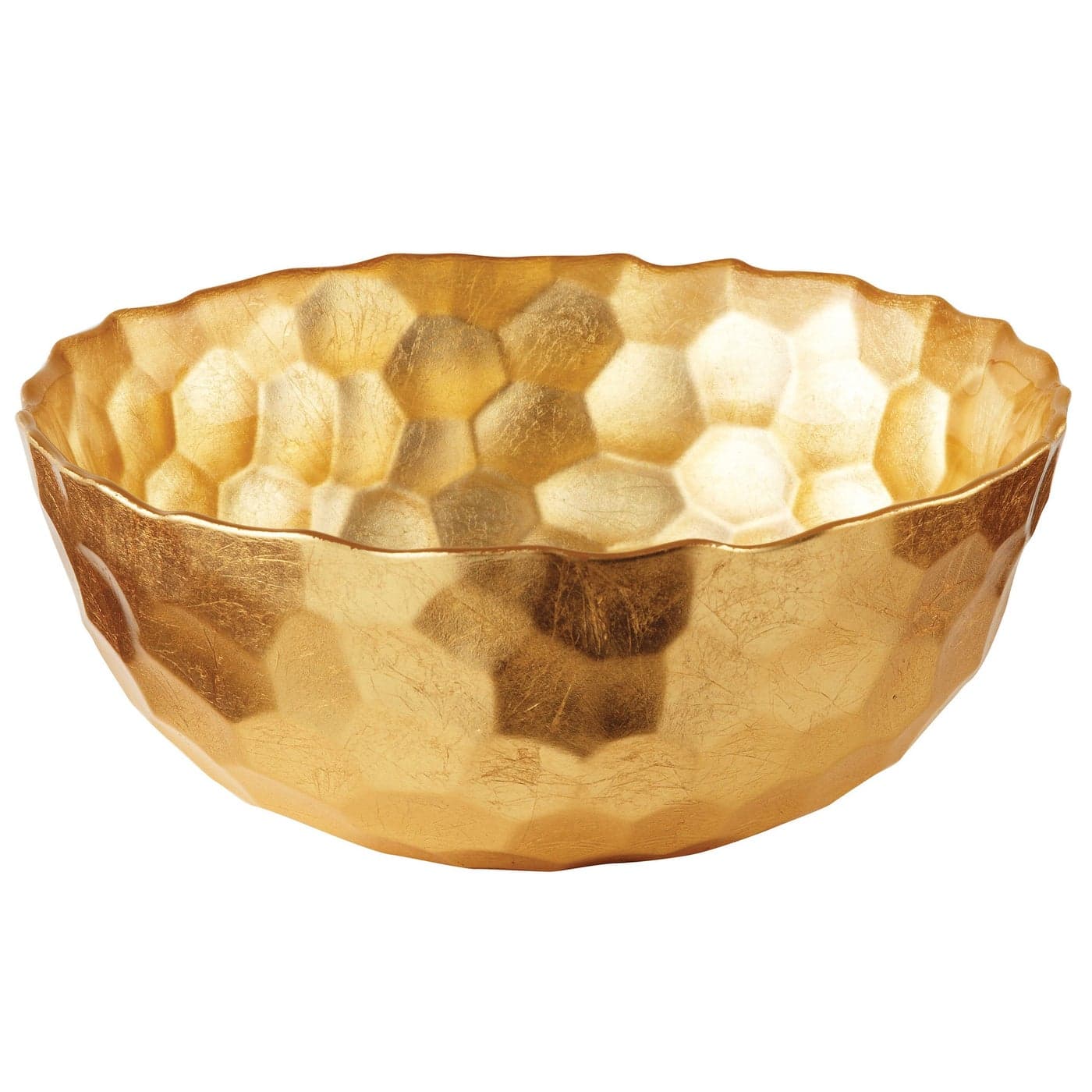 Elegance Odessa Gold Glass Bowl 75Inch