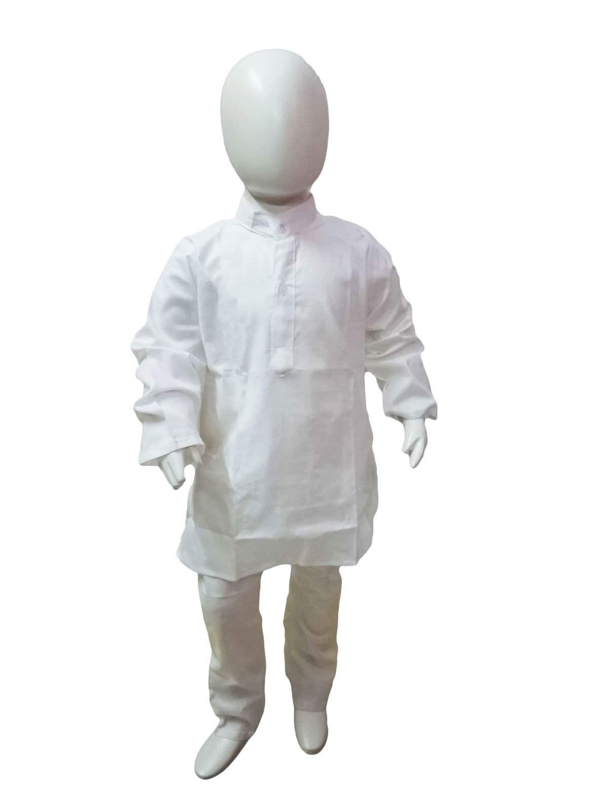 BookMyCostume White Kurta Pyjama Traditional Fancy Dress Costume 5-6 Years