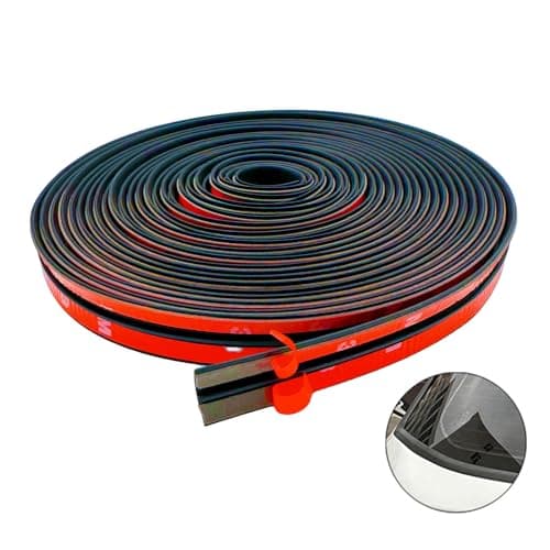164 Ft Windshield Rubber Seal Car Weather Stripping Trim T Shape Sealing Strip for Car Front Rear Windshield19mm