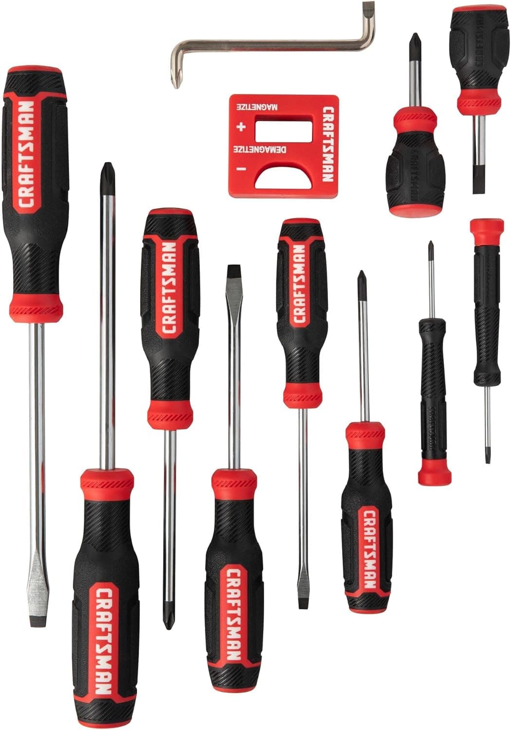 CRAFTSMAN Screwdriver Set Bimaterial 12 Piece CMHT65071N