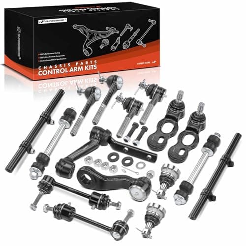 A-Premium Set of 16, Front Upper Lower Ball Joint, Inner Outer Tie Rod End, Front Rear Sway Bar Link, Compatible with - 1995-1997 - for Ford Crown Victoria & Lincoln Town Car & Mercury Grand Marquis