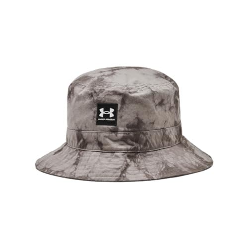 Under Armour Men's Branded Bucket Hat, (294) Pewter / / White, Medium/Large