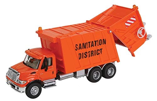 Walthers SceneMaster International Orange 7600 Garbage Truck