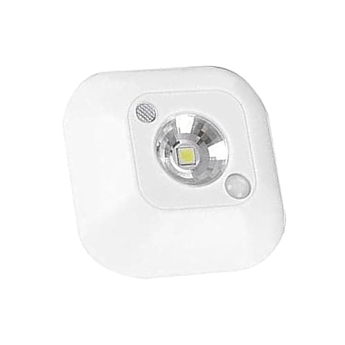 Quick Sense Motion Sensor LED Light QS-MSL05 | Automatic Night Light | PIR Motion Detection | Battery Operated | Wall-Mount Square Design | Energy Saving Home Lighting