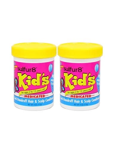 Sulfur8 Kid's Medicated Anti-Dandruff Hair & Scalp Conditioner, 4 oz (Pack of 2)