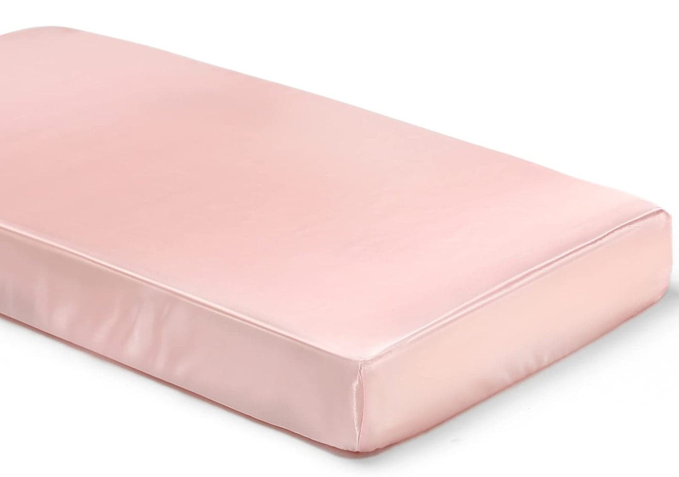 SiinvdaBZX Satin Crib Sheets for Girls Silky Soft Pink Crib Fitted Sheets for Standard Crib and Toddler Mattress 28 x 52 x 8In Pack of 1