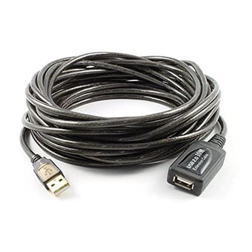 TECHTOO USB Extension Cable, 32 Feet (10 Meter) USB 2.0 Active Cable Repeater with Built-in Signal Booster Chips