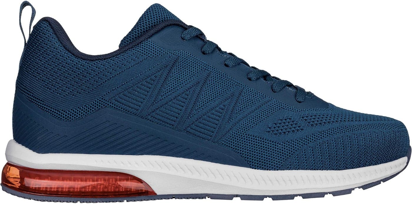 CALTO Mens Invisible Height Increasing Elevator Shoes NavyRed Super Lightweight Sporty Sneakers 24 Inches Taller Q230 Size 8 DM US