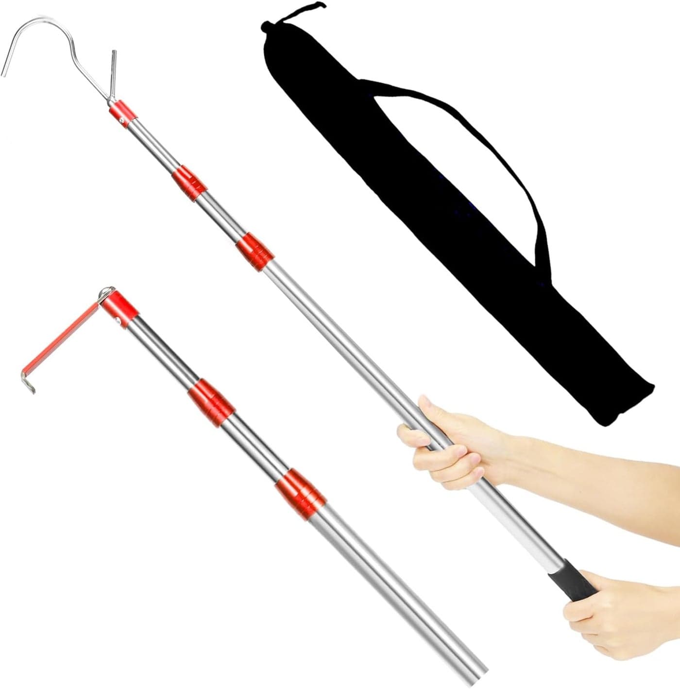 Telescoping Cargo Grabber Tool for Trucks