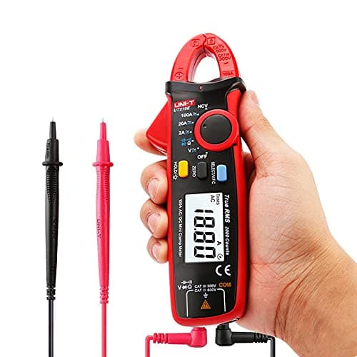 YIRU UNI-T UT210 Series True RMS Digital Clamp Meter AC/DC Voltage Tester with ohm, Capacitance Measurement…