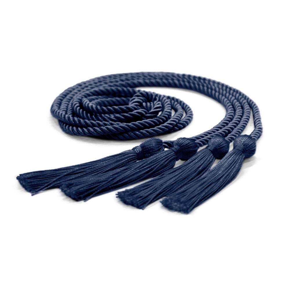 Endea Graduation Double Honor Cord Navy Blue