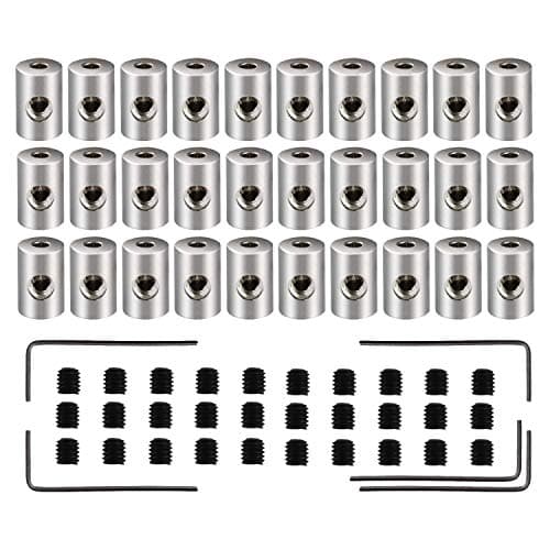 BEADNOVA Pin Keeper with Allen Wrench Pin Back for Backpack Enamel Pinbacks Label Pinback Locking 50pcs Allen Wrench Included