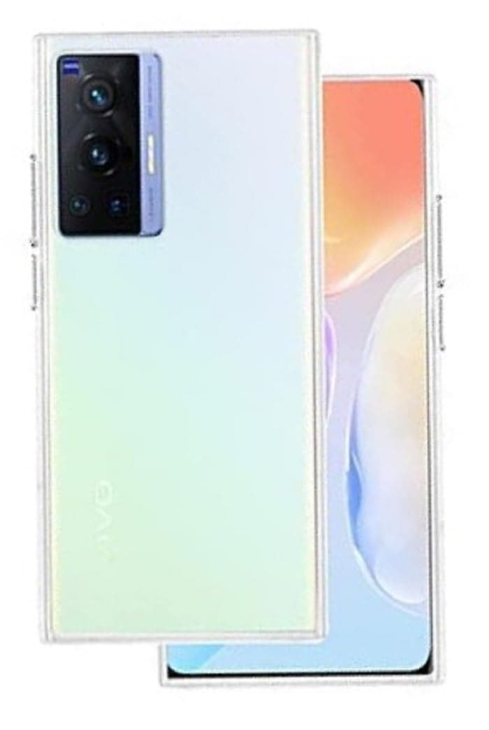 NISHTECH for Vivo X70 Pro 5G Premium Transparent Hybrid Soft Slim Dust Proof Back Case Cover Silicone with Camera Protection