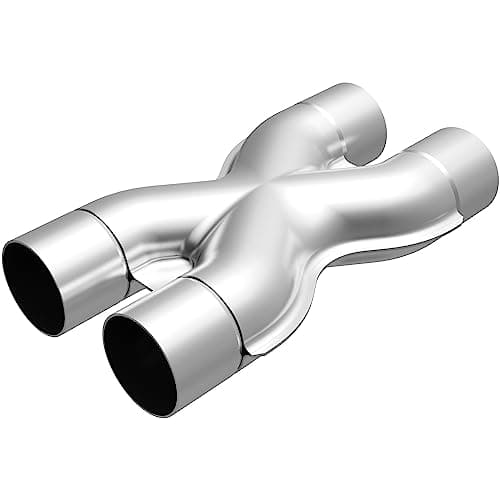 MagnaFlow Performance Exhaust Tru-X Crossover X-Pipe 10790: 2.25"/2.25" Inlet/Outlet, Stainless Steel