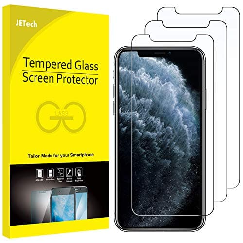 JETech Screen Protector for iPhone 11 Pro Max and iPhone Xs Max 65Inch Tempered Glass Film 3Pack
