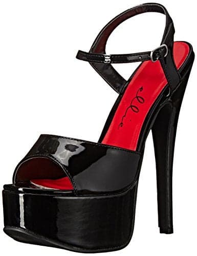 Ellie Shoes Womens 652JULIET Black 9 B US