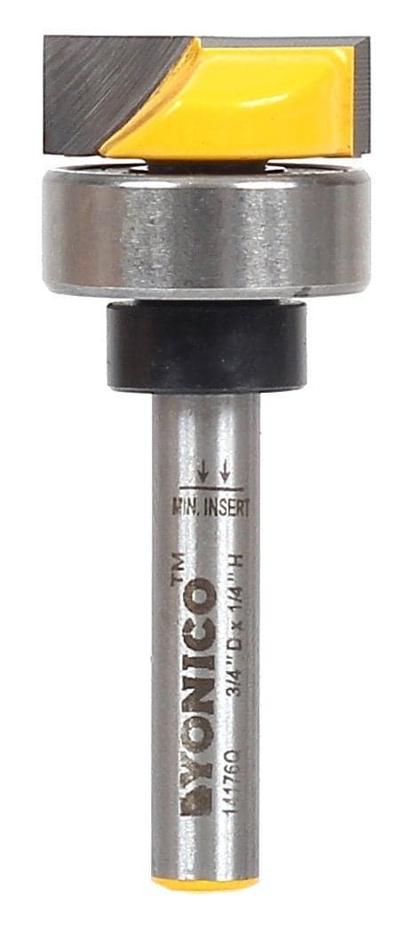 YONICO Router Bits Pattern Bit Flush Trim 34Inch Diameter 14Inch Shank 14176q
