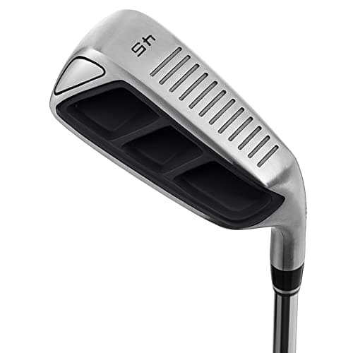 MAZEL Golf Pitching Chipper WedgeRight Handed354555 Degree Available for Men Women Right Stainless Steel Black Head S 45