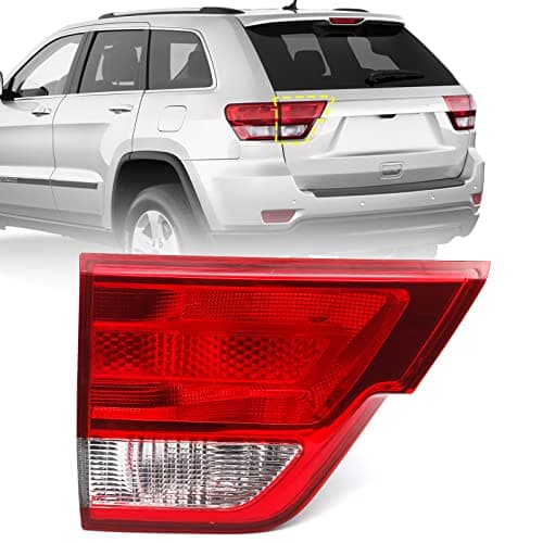 Huray Left Inner Taillight Compatible with Jeep Grand Cherokee 2011-2013 Driver Side Tail Light Lamp Assembly Replacement for CH2802101