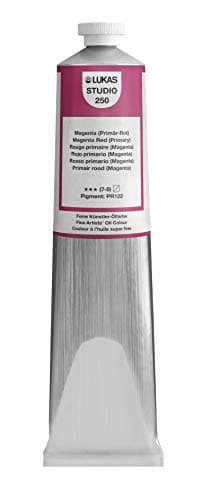 Lukas Studio Artist Oil Color Paints Highpigment oil paint made with natural binder for artist painting more Magenta Primary 200 mL