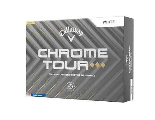 Callaway Golf Chrome Tour Triple Diamond Golf Balls White