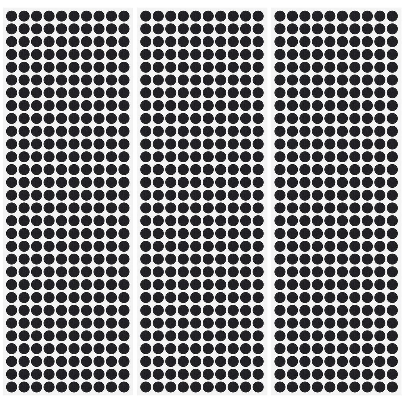 SmallCat 735pcs Small Felt Furniture Pads SelfAdhesive EVA Foam Dot Circles Round Felt Furniture Stickers for Desks Drawers Vases Photo Frames Cabinets Doors Candlesticks Black