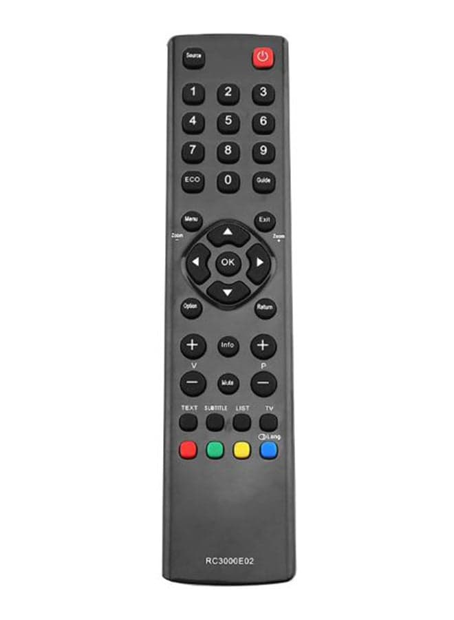 Remote Control Replacement For TCL RC3000E02 LCD LED HD TV Television Black